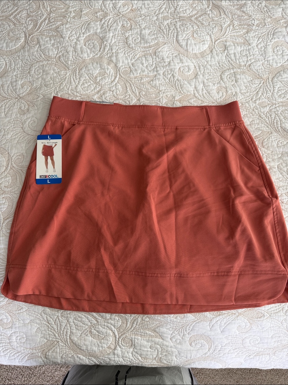 Performance Golf Skort in Rust - 32 Degrees Cool Brand